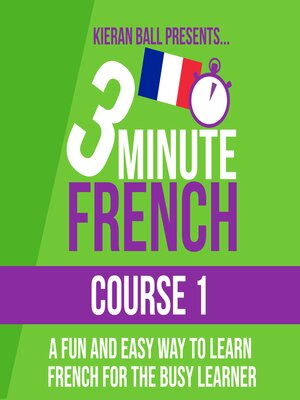 cover image of 3 Minute French--Course 1